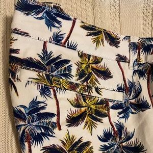 ana NEW APPROACH WOMENS SHORTS TROPICAL PRINT SZ 16